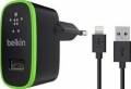 Сетевое зарядное устройство Belkin с USB кабелем 8 pin для смартфонов и планшетов